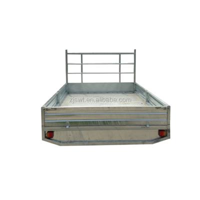 China Brand New 10x7 Double Axle Bed Truck Trailer Low Bed Truck Trailer Service Sale for sale