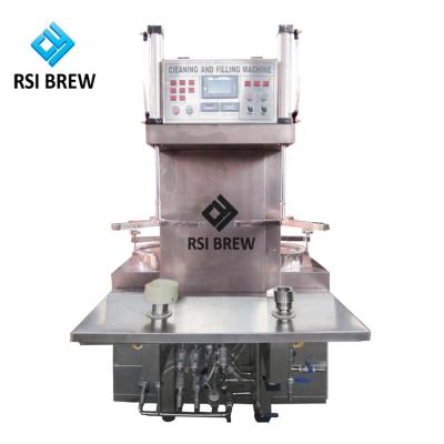 China By New Auto Cleaning Steam Beer Barrel Filling Machine for sale