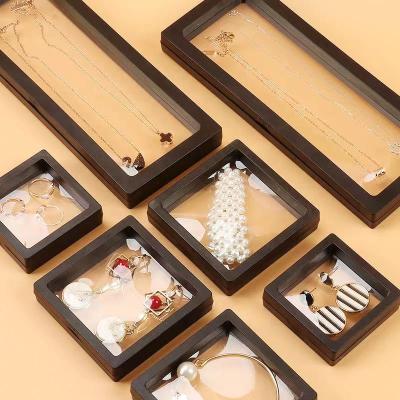 China 2021 Eco-friendly Trending Visible PE Hanging Ornaments Presentation Box Women Girls Gifts Jewelry Storage Box for sale