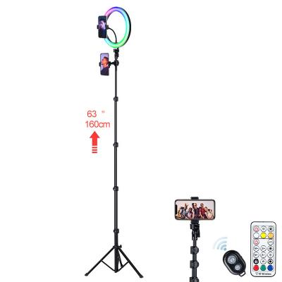 China PORTABLE Selfie Ring Lamp Led Ring Light Selfie With Tripod Ring For Selfie Phone Video Photography Lighting For Youtube Phone Stand Se for sale