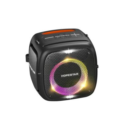 China No Part One IPX6 Waterproof Karaoke Portable Speaker Bluetooth HOPESTAR Outdoor Speaker with 2 Microphones. for sale