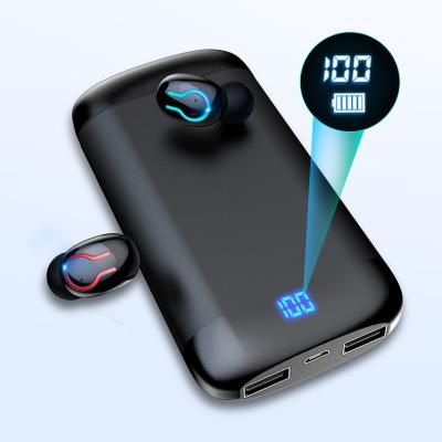 China Bone Conductivity Bluetooth Tws Earphone 6000mah M7 BT 5.1 Wireless Mini Portable M7 Headset Power Bank Wireless Earphone for sale