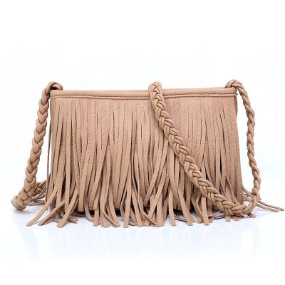 China China Wholesale Tassels Bulk Braided Shoulder Bags With Tassle Cross - Body Bag Purse for sale