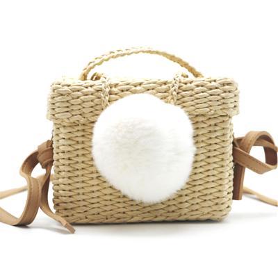 China Handmade Straw Bag Straw Handbags Bag Hand Crochet Purse for sale