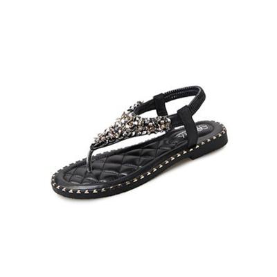 China Breathable Crystal Ladies And Design Summer Women Sandals Slippers Sandals for sale