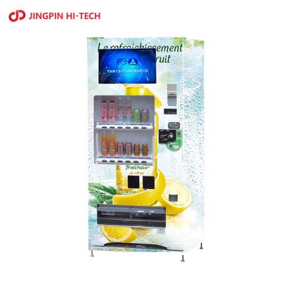 China JINGPIN Vending Machine Self Service Vending Machine Commercial Remote Operated 24 Hours Scan Code Beverage Vending Machine for sale