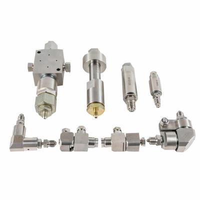 China Water jet water jet spare parts bleed down equipped tube and swivel plug valve assembly for sale