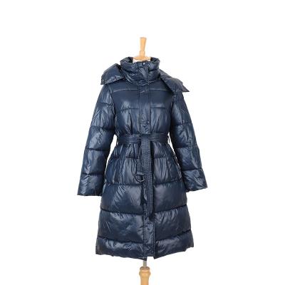 China Women Winter Waterproof Jacket With Hood Fashion Clothing Long Pattern for sale