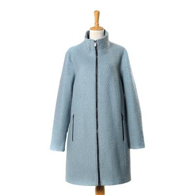 China Sustainable Woolen Outerwear Women Winter Coat Ladies Long Woolen Jacket for sale