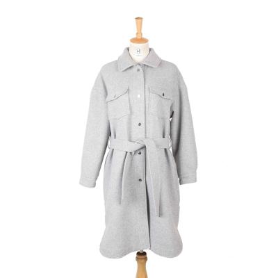 China Sustainable Women's Clothing Autumn Coat Wool Coats Women's Double Jacket for sale