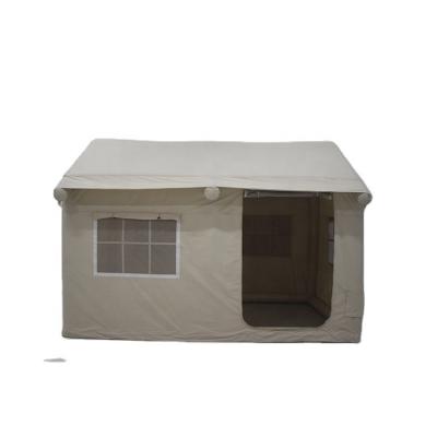 China Camouflage/Field Game Wholesale Professional Air Tight PVC inflatable floating open gazebo canopy air sealed tent for sale