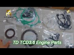 gasket set 02937754 0293 7754 2937754 01-10077-01 t9000959 for deutz tcd3.6 l04 engine