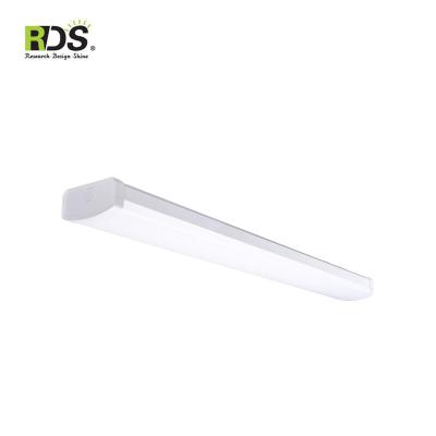 China Modern ETL CETL DLC 5.0 Dimmable 4 Feet LED Wraparound Fixture, Light Fixture For Basement Stairs for sale