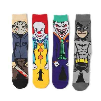 China Custom High Quality Digital Tube Sock QUICK DRY 3D Printing Mens Funny Happy Sock for sale