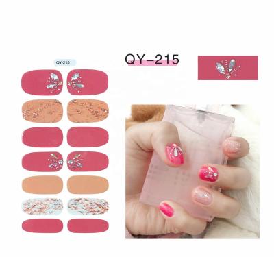 China Easy Apply 3D Beauty Personal Care Nail Care Hot Sale Fashion Nail Art Stickers Wraps for sale