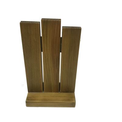 China China Design OEM Different Size Wooden Menu Holder Wooden Table Talkers for sale