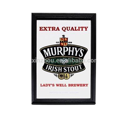 China Custom Wooden Mirrored Bar Sign Vintage Style Mirrored Bar Mirror Home Bar Accessories Eco-Friendly Sustainable Personalized CE / EU >5 30 for sale