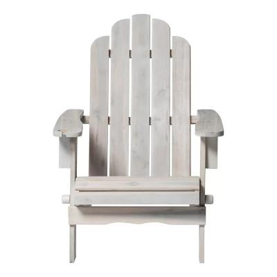 China Handcrafted Outdoor Folding Solid Wood Garden Chair Woking Folding Adirondack Chair for sale