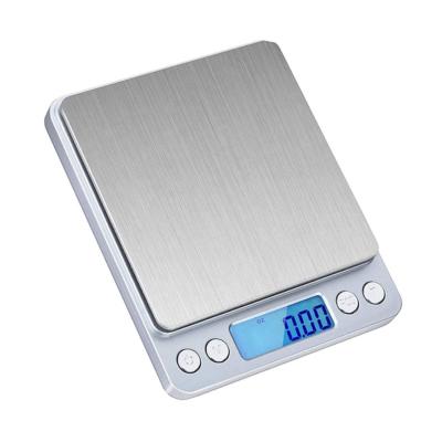 China With Scales 500g/3000g Mini Electronic Grams Weight Scale Tray 0.01g/0.1g LCD Digital Display Scale For Tea Cooking Scale for sale