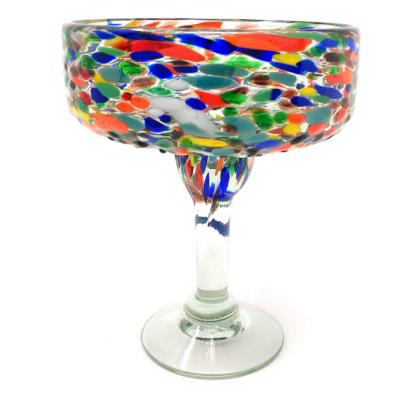 China Sustainable Hand Blown Mexican Drinking Glasses Set Cocktail Glasses for sale