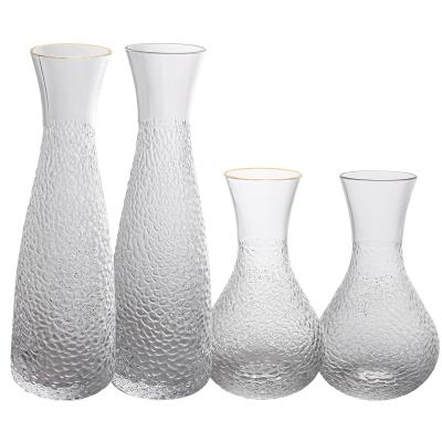 China Factory Wholesale New Classic/Postmodern Crystal Glass Beverage Juice Water Pitcher Whiskey Wine Decanter Set for sale