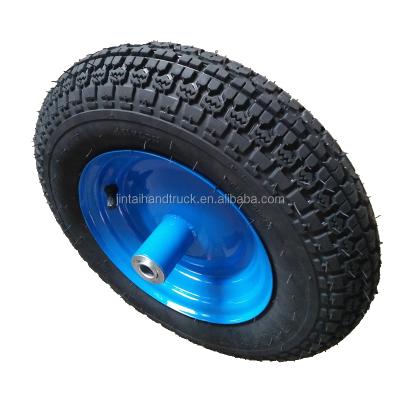 China High Wheel 3.50-8 Wheel Barrow Wear Resistant Pneumatic Rubber Wheels 350-83.50x8 for sale