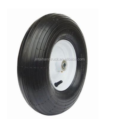 China 16 inch pneumatic staight 400-8 rib tubless wheels for heavy duty machine for sale