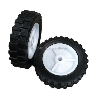 China Construction Material Shops 6 Inch Drive Wheel Tires 6x1.5 Tires 6x15 Drive Wheel 6x15 Plastic Semi-Pneumatic Wheel for sale