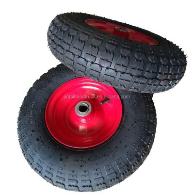 China Machinery Repair Shops Pneumatic Rubber Wheelbarrow Wheel 4.00-6 Air Rubber Wheel for sale