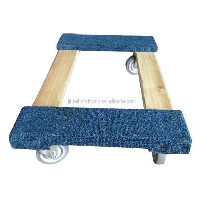 China Moving Furniture Hardwood Furniture Dolly With 4