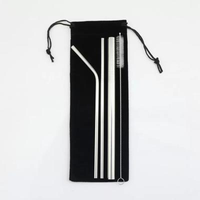 China 304 High Quality Reusable Stocked Stainless Steel Drinking Straws Tea Straws for sale