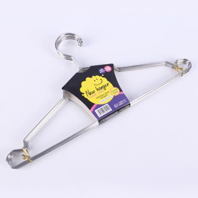 China China new product metal stainless steel coat hanger stocked high quality coat hangers can handle for sale