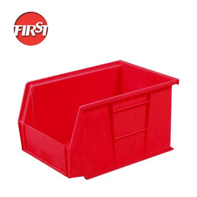 China 10x10 15 X 15 13x13 Plastic Storage Bins Plastic Stackable Hang Storage Bin Warehouse Tool Parts for sale