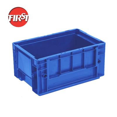 China ISO9001 2015 Certified Industrial Plastic Storage Box For Easy Stacking Transport for sale