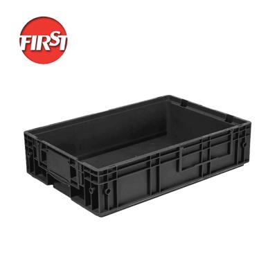 China 600x400x147mm Caixa de plástico HDPE pesada de PP para promoção de peças de automóveis à venda