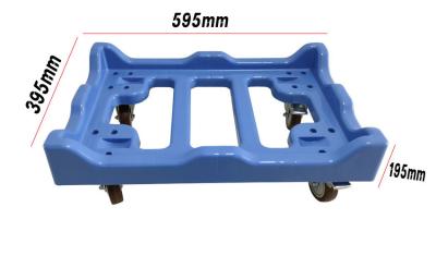 China Plastic Dolly Cart Professional Mover Pp Wheel Reinforced Frame, Smooth-Glide Wheels For Heavy Loads for sale