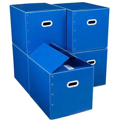 China Collapsible Plastic Corrugated Box Stackable Plastic Hollow Board Box Te koop