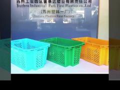 Plastic Moving Box Containers For Fruits Vegetables Internal Size 590x410x330mm