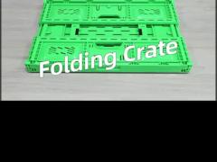 570x370x210mm Small Folding Plastic Fruit Crates Collapsible Agriculture