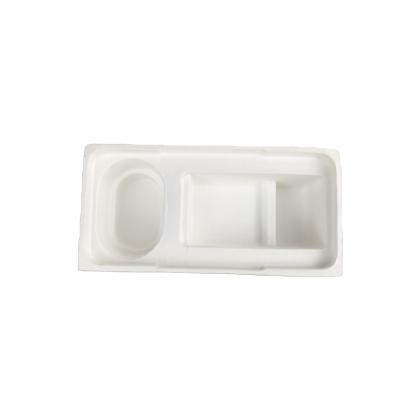 China 100% Biodegradable Customized biodegradable pulp molded packaging cell phone box inner tray packaging for sale