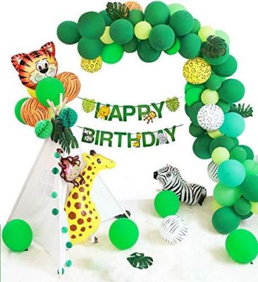 China Party Decoration Jungle Party Decorations Balloon Garland Animal Balloons for Kids Boy or Girl Birthday Baby Shower Decor Supplies for sale