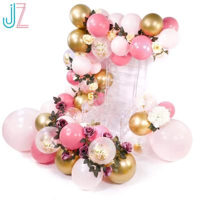 China Party Decoration 44 Pcs Rose Gold Balloons Arch Garland Kit For Birthday Baby Shower Party Bride Decorations for sale