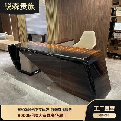 China MO LAN Italian Bentley light large flat luxury post-modern office chair private office furniture for sale