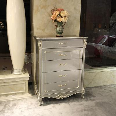 China The other MO LAN European bedroom furniture living room drawer storage chest of solid wood luxury drawers for sale