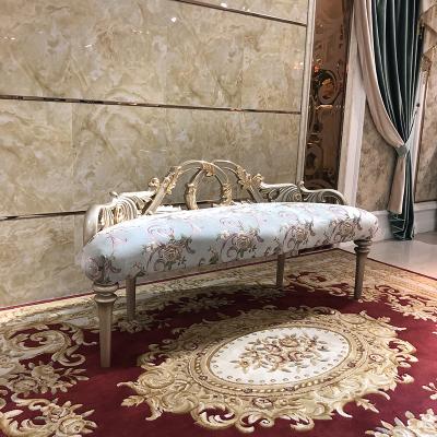 China Luxury LANEuropean MONTH European Imperial Shoe Stool Bedroom Bed Cloth Art Concubine Whole Bed Stool for sale