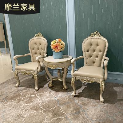 China EUROPEAN MO LAN European Neoclassical Image Modeling Chair Leisure Sofa for sale