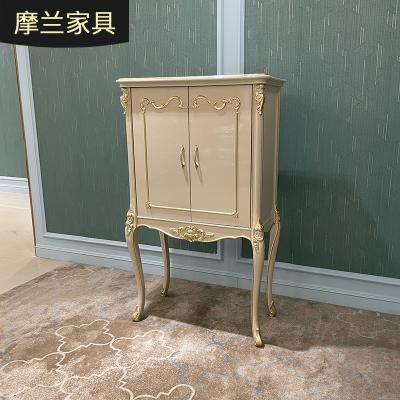 China MO LAN European Other Solid Wood Partition Living Room Decoration Fireplace Locker Porch Cabinet for sale