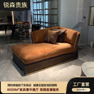 China MO LAN Light living room small apartment people post-modern luxury bed balcony single princess recliner for sale