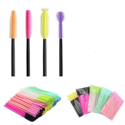 China Custom Plastic Reusable Eyelash Extension Brush Eyelash Extension Brush for sale