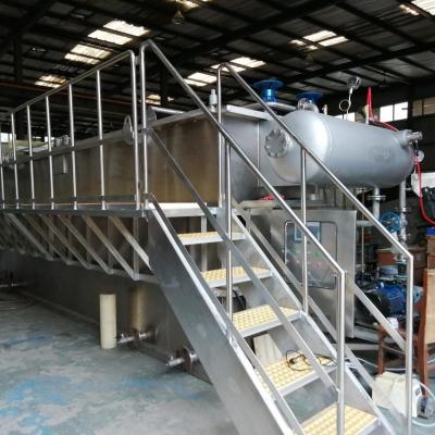 China Textile and Dairy Wastewater Dye Oil Separator DAF Dissolved Air Flotation System for sale